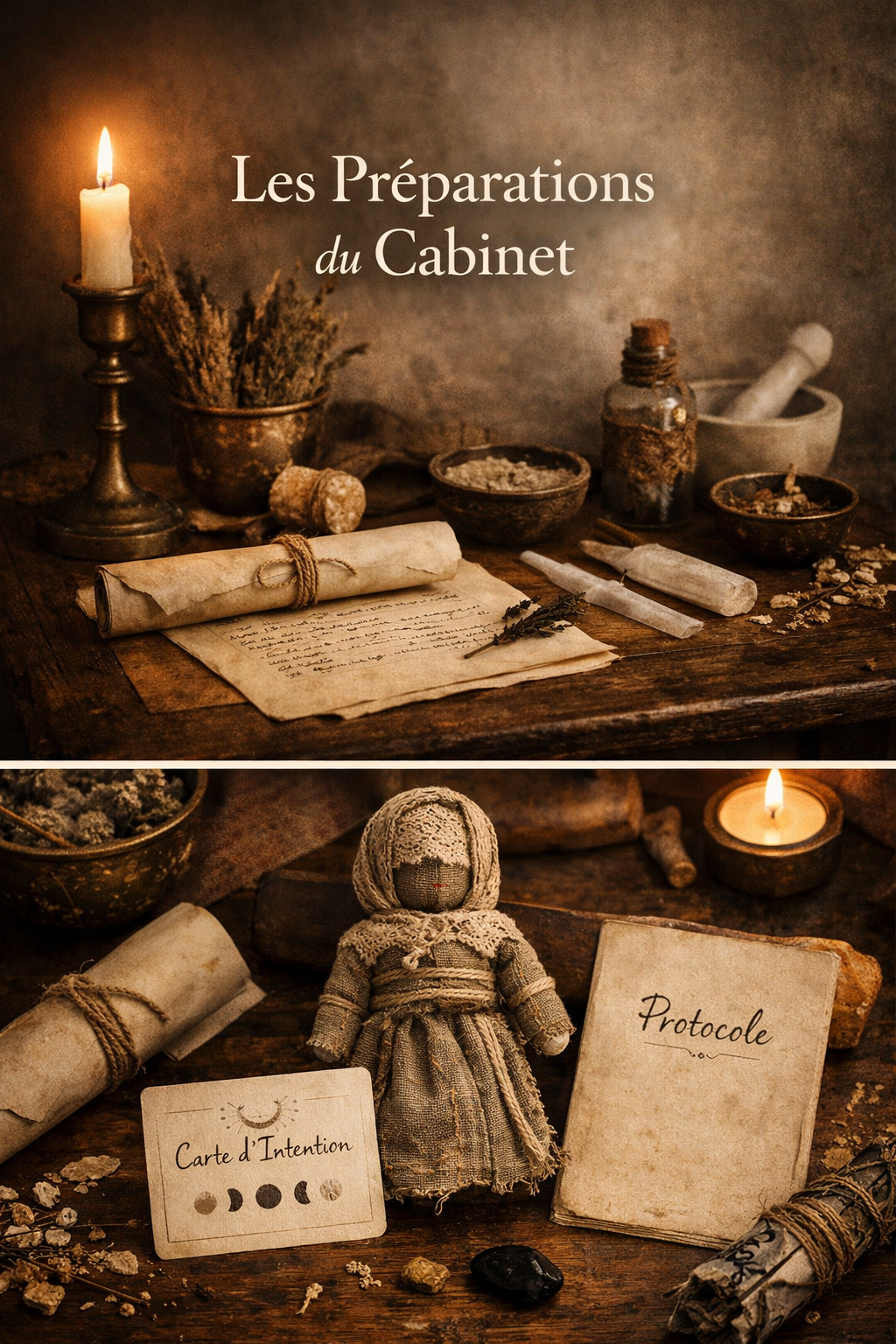 LES PREPARATIONS DU CABINET